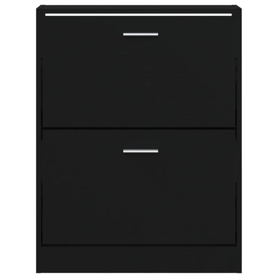 Musta kenkäkaappi Wilinger 59x17x81cm (puinen)