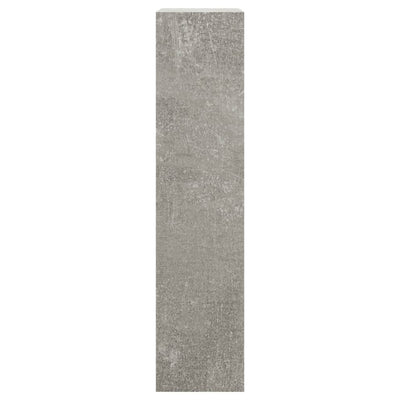 Kenkäkaappi betoninharmaa 63x24x103 cm tekninen puu