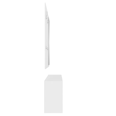 Valkoinen kenkäkaappisarja Manica 3-osainen (puinen)