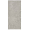 Senkki 4 vetolaatikolla 60x30,5x71 cm betoninharmaa