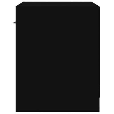 Musta yöpöydät Ludi (2 kpl laatikolla)