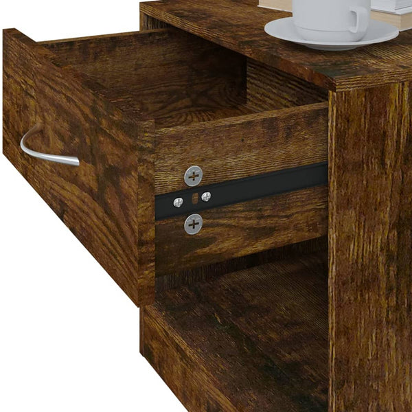 Yöpöydät Ludi (2 kpl laatikolla savutammi)