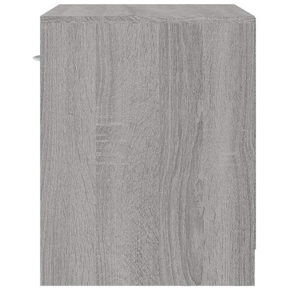 Harmaa yöpöydät Ludi (2 kpl laatikoilla sonoma)