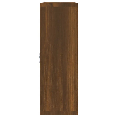 Seinähylly 8 lokeroa ruskea tammi