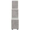 Porraskirjahylly betoninharmaa 107 cm tekninen puu