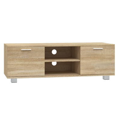 TV-taso Sonoma-tammi 120x40,5x35 cm tekninen puu