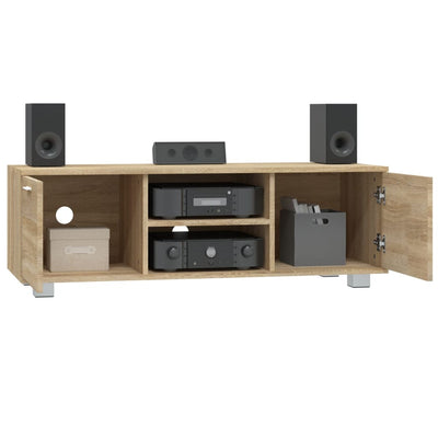 TV-taso Sonoma-tammi 120x40,5x35 cm tekninen puu