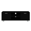 TV-taso musta 120x40,5x35 cm tekninen puu