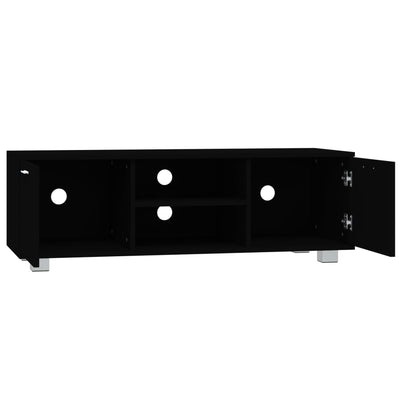 TV-taso musta 120x40,5x35 cm tekninen puu