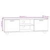 TV-taso betoninharmaa 120x40,5x35 cm tekninen puu
