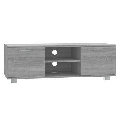 TV-taso harmaa Sonoma 120x40,5x35 cm tekninen puu