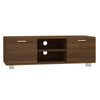 TV-taso ruskea tammi 120x40,5x35 cm tekninen puu