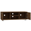 TV-taso ruskea tammi 120x40,5x35 cm tekninen puu