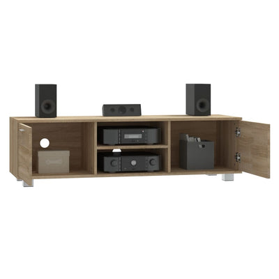 TV-taso Sonoma-tammi 140x40,5x35 cm tekninen puu