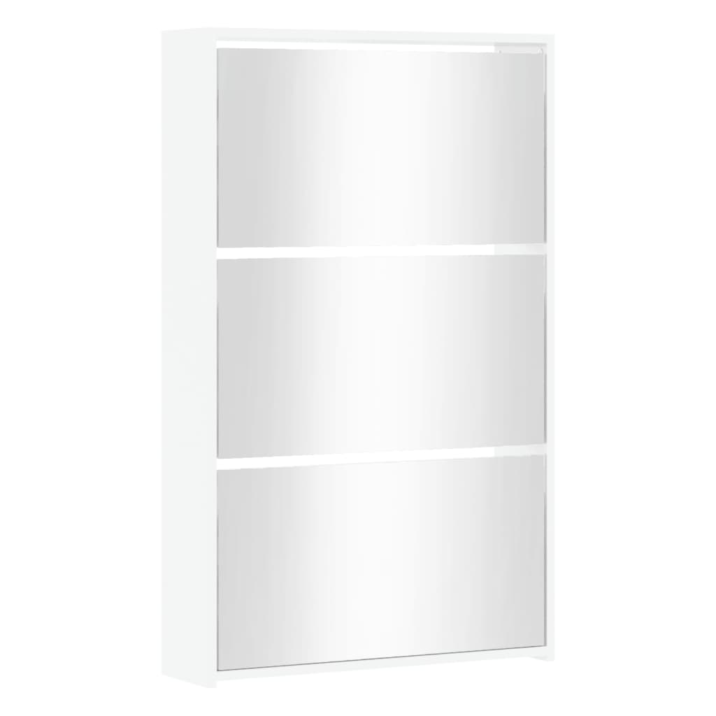 Valk kenkäkaappi peilillä 3 tasoa Deidre 63x17x102,5cm