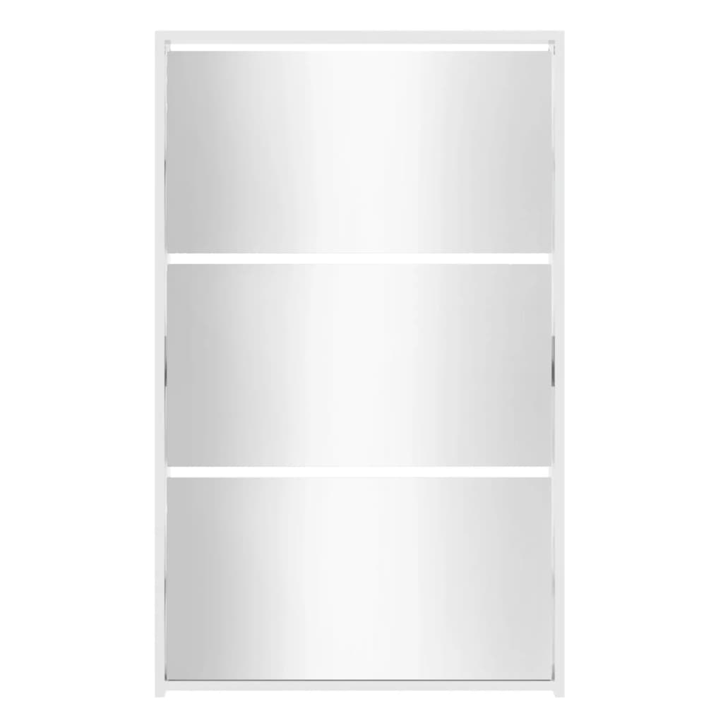 Valk kenkäkaappi peilillä 3 tasoa Deidre 63x17x102,5cm