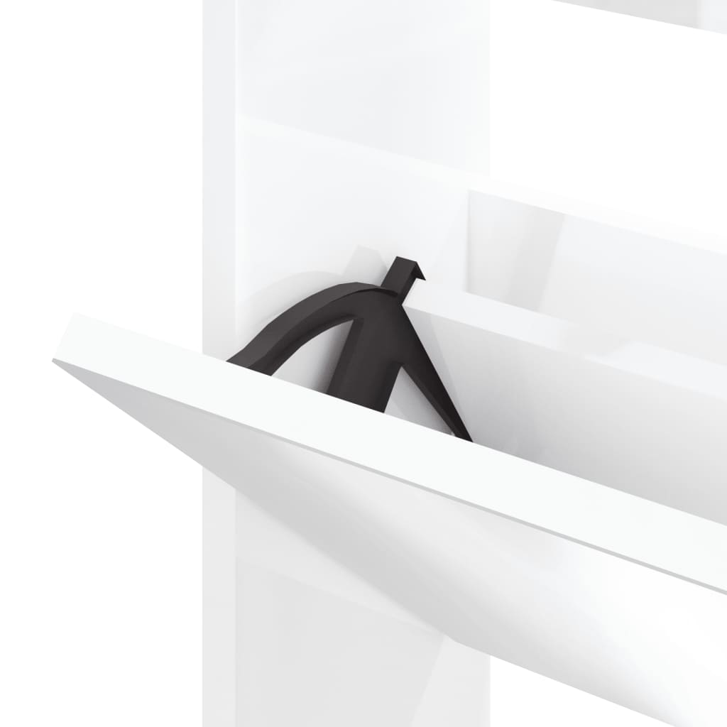 Valk kenkäkaappi peilillä 3 tasoa Deidre 63x17x102,5cm