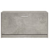 Kenkäteline betoninharmaa 80x24x45 cm tekninen puu