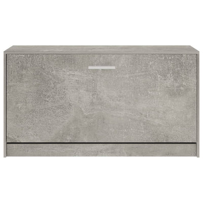 Kenkäteline betoninharmaa 80x24x45 cm tekninen puu