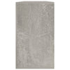 Kenkäteline betoninharmaa 80x24x45 cm tekninen puu