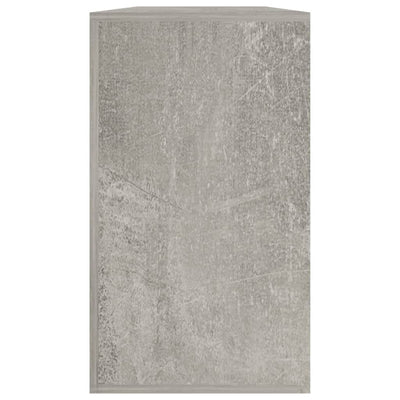 Kenkäteline betoninharmaa 80x24x45 cm tekninen puu