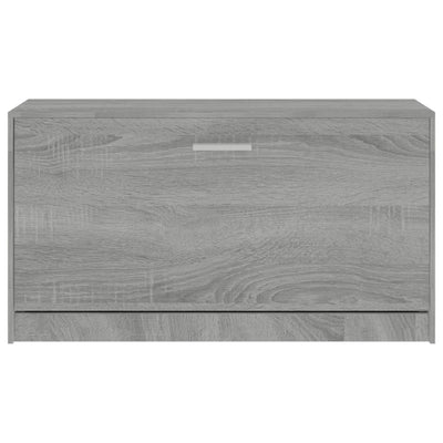 Kenkäpenkki harmaa Sonoma 80x24x45 cm tekninen puu