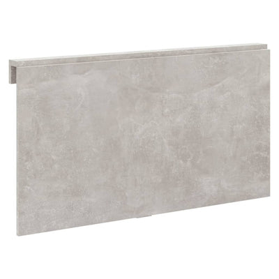 Klaffipöytä seinälle betoninharmaa 100x60x56 cm tekninen puu