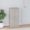 Kenkäkaappi betoninharmaa 55x35x108 cm tekninen puu