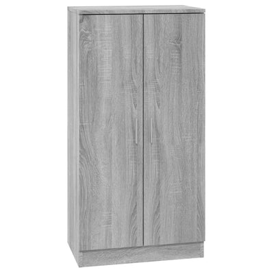 Kenkäkaappi harmaa Sonoma 55x35x108 cm tekninen puu