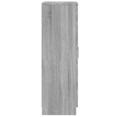 Kenkäkaappi harmaa Sonoma 55x35x108 cm tekninen puu