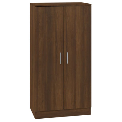 Kenkäkaappi ruskea tammi 55x35x108 cm tekninen puu