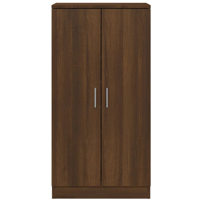 Kenkäkaappi ruskea tammi 55x35x108 cm tekninen puu