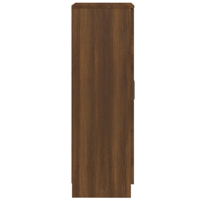 Kenkäkaappi ruskea tammi 55x35x108 cm tekninen puu