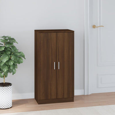 Kenkäkaappi ruskea tammi 55x35x108 cm tekninen puu