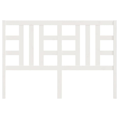 Valkoinen sängynpääty Buriga 126x4x100cm (mänty)