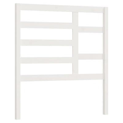 Sängynpääty valkoinen 106x4x104 cm täysi mänty