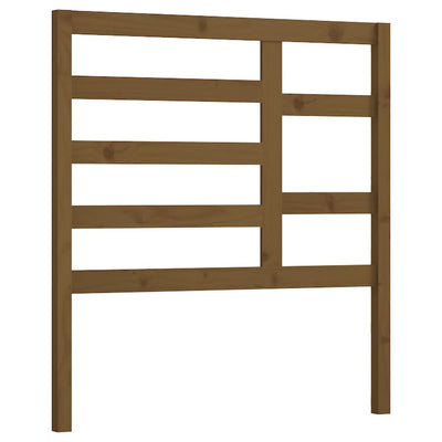Sängynpääty hunajanruskea 106x4x104 cm täysi mänty