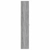 Toimistokaappi harmaa Sonoma 60x32x190 cm tekninen puu