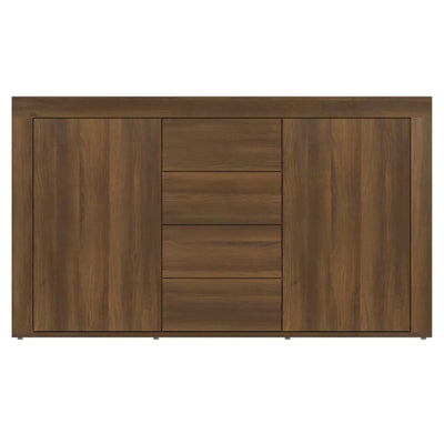 Senkki ruskea tammi 120x36x69 cm tekninen puu