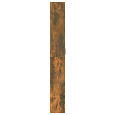 Eteisen vaatekaappi savutammi 55x25x189 cm tekninen puu