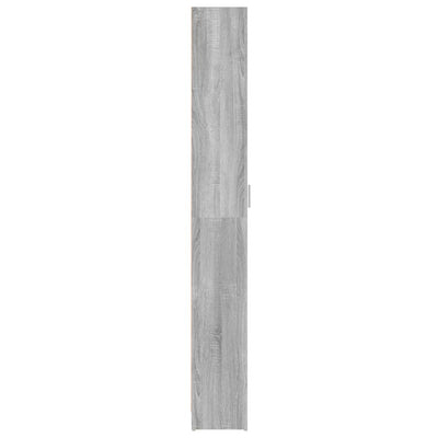 Eteisen vaatekaappi harmaa Sonoma 55x25x189 cm tekninen puu