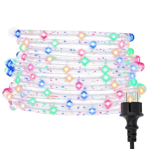 Valokaapeli 120 LED-valoa monivärinen 5 m PVC
