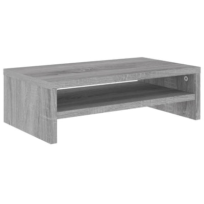 Näyttöteline harmaa Sonoma 42x24x13 cm tekninen puu