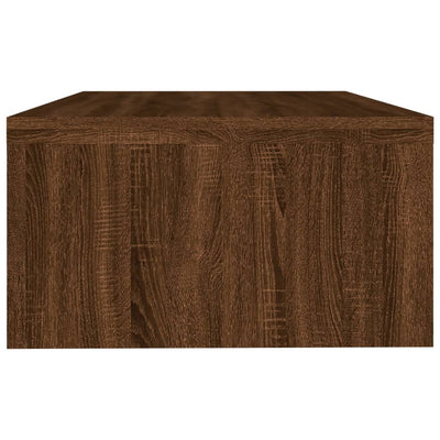 Näyttöteline ruskea tammi 42x24x13 cm tekninen puu
