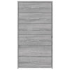 Senkki 6 laatikolla harmaa Sonoma 50x34x96 cm tekninen puu