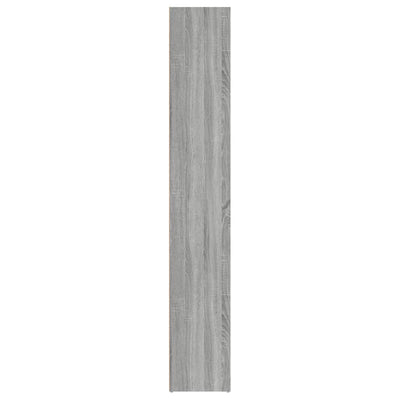 Kirjahylly harmaa Sonoma 40x30x189 cm tekninen puu