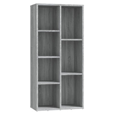 Kirjahylly harmaa Sonoma 50x25x106 cm