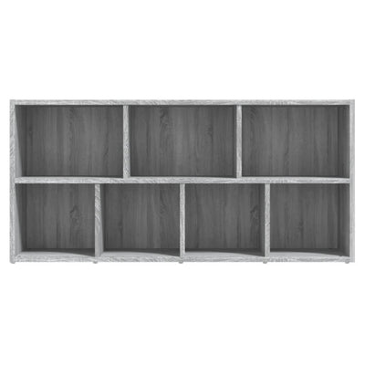 Kirjahylly harmaa Sonoma 50x25x106 cm