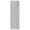 Kirjahylly harmaa Sonoma 98x30x98 cm