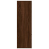 Kirjahylly ruskea tammi 98x30x98 cm